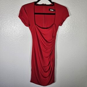 Nookie Ruched Mini Dress Size S